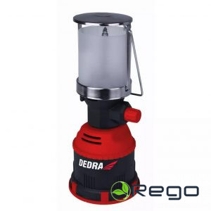 Dedra 31A005 Gāzes tūrisma lampa ar PIEZO aizdedzi, 80W