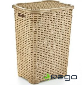 Veļas kaste RATTAN 60l plastmasas