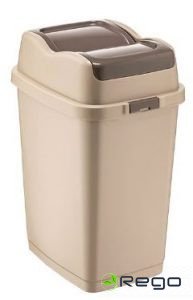 Atkritumu kaste 18L Locked Easy kapučino