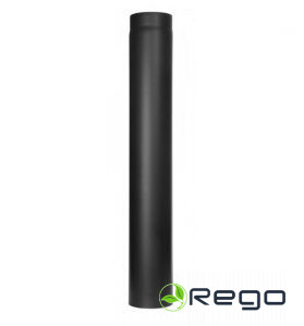 Melno dūmvadu caurule D120 1.0m Jeremias FERRO1401120 (32124)