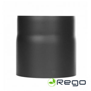 Melno dūmvadu caurule D150 0.15m ar kondensāta savācēju Jeremias FERRO1465150