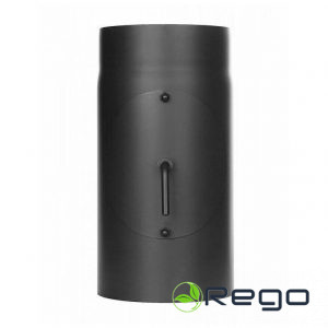 Melno dūmvadu caurule D160 0.3m ar šīberi, ar revīziju Jeremias FERRO1464160