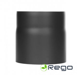 Melno dūmvadu caurule D160 0.15m ar kondensāta savācēju Jeremias (32169)