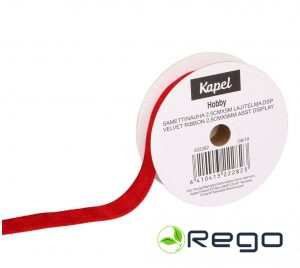 Velveta lentīte 2,5cmx 5m 1 rullis