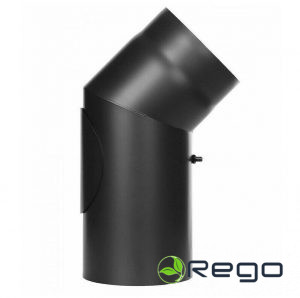 Melno dūmvadu līkums D150/45 ar revīziju Jeremias FERRO1409150 (32245)