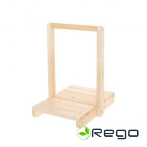 Mustang pagaļu pārnēsātājs saliekams koka