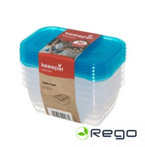 Keeeper saldēšanas trauki 0,5Lx5gab