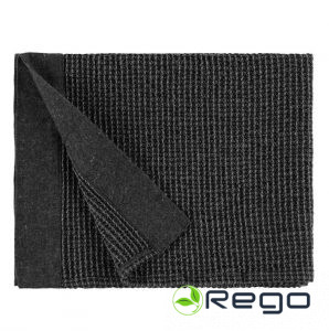 Rento Kenno pirts dvielis melns/ pelēks 50x60cm (331565)