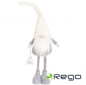 Winteria rūķis ar baltu cepuri 80cm