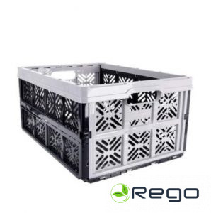 Saliekamā kaste pelēka 32L plastmasas