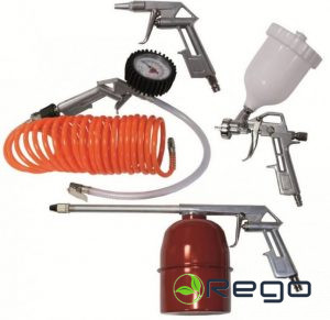 Scheppach Kompresora piederumu komplekts, 5gab. (3906101704)