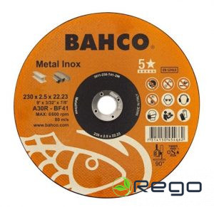 Bahco Griezējdisks A30R INOX+Fe T41 230x2.5x22.23mm (3911-230-T41-IM)