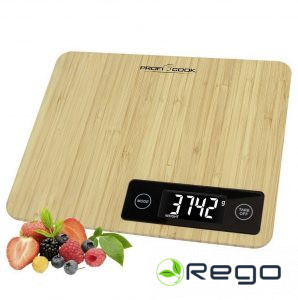 PROFI 1271 virtuves svari 5kg/bamboo 2*AA