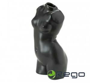 Vāze Black Lady keramika, 9x10,5x21cm