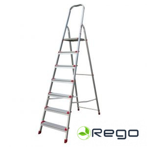 Alumīnija kāpnes 7 pakāpieni JUMBO Hobby (41JH007)