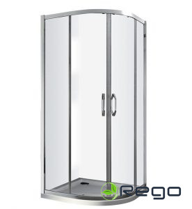Dušas stūris bez palikņa Vento Tvoli 90x90x185cm