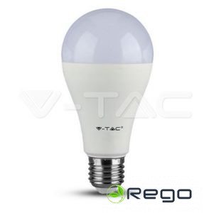 V-TAC E27 15W LED  spuldze A65 silti balta 3000k 4453