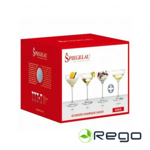 SPIEGELAU Desertu/šampanieša glāžu kompl., 250ml, 4gb.