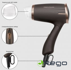 PROFI Matu fēns  1400W ,brown HT 3009