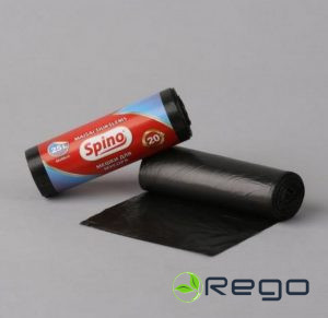 Atkritumu maisi 25L, 48x60, HDPE, 20gab, Spino, 0,098kg