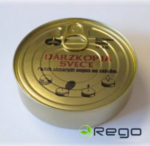 Dārzkopja svece bundžā 10,5x3,8cm