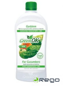 Green Ok Gurķiem mēslojums ar humātiem 750ml