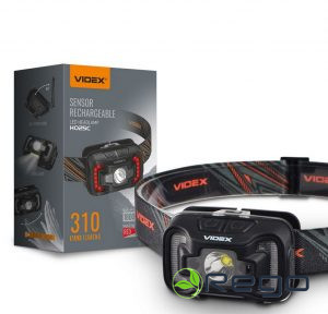 VIDEX HO25 LED galvas lukturis max90m/accu 10h