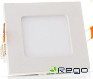 V-tas 3W(210Lm) LED Panelis iebūvējams kvadrāta 4000K