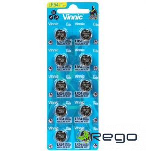 Pulkst.bat. AG10 1.5V "VINNIC" LR54/390/389