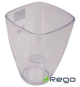 Pods orhideju 15cm caurspīdīgs