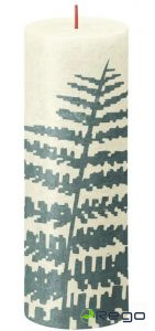 Svece 6.8cm diam., 19cm h, pearl