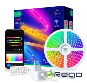 LED segmentējama lente 18W-5m/col./IP65