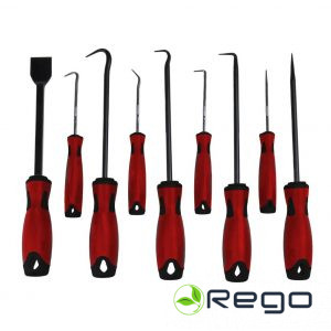 Dedra 50A005 Āķi ar rokturi 9gab. komplekts