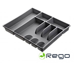 Galda piederumu trauks 43x42x5cm plastmasas