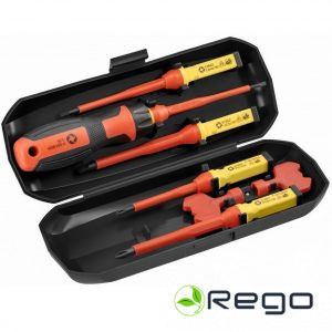 Hogert HT1S998 Izolētu skrūvgriežu 1000V kompl. 8gab.