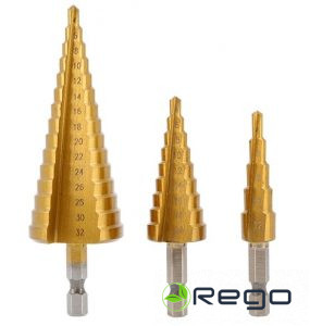 Hogert HT6D325 Daudzpakāpju urbju komplekts 3gab 4-32mm.