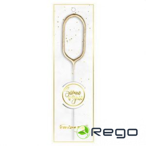 Brīnumsvece 17,5cm cipars 0