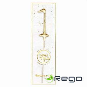 Brīnumsvece 17,5cm cipars 1