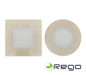 Paliktnis svecēm Glitter zelta 10cm