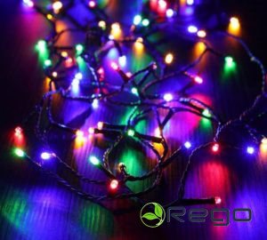 Finnlumor 720LED gaismas virtene, daudzkrāsaina, ar pulti