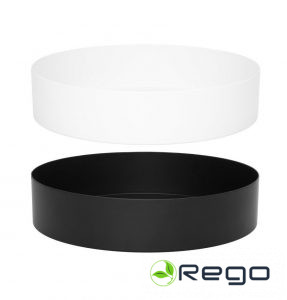 Verso metāla paplāte melna/balta 23cm