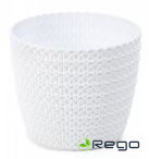 Puķu pods Magnolia balts 36cm