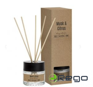 Mājas aromātiskie kociņi Musk and Citrus 50ml