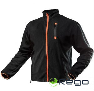 Flīsa jaka, melna, izm. S/48