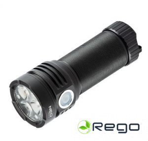 Kabatas lukturis 30W, 3300 lum, 220m, LED Osram P9, IPX4, 4000mAh 3.7 Li-ion