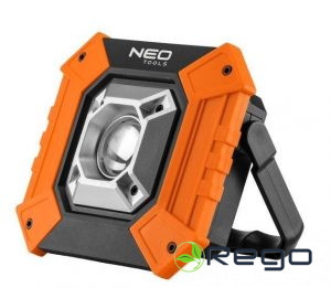 Prožektors 10W, 750 lum, LED COB, powerbank, 3xAA vai 2 x 18650 Li-ion (not incl