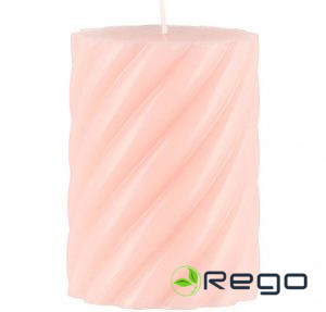 Svece spirāle 7,5x10cm Rosa