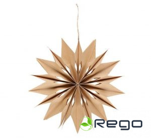 Winteria papīra zieds 45cm brūns