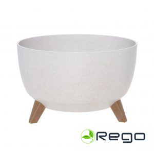 Puķu pods ar kājām Roma ECO 40cm smilšu krāsā