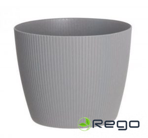 4Living puķu pods Magnolia ECO 30cm gaiši pelēks